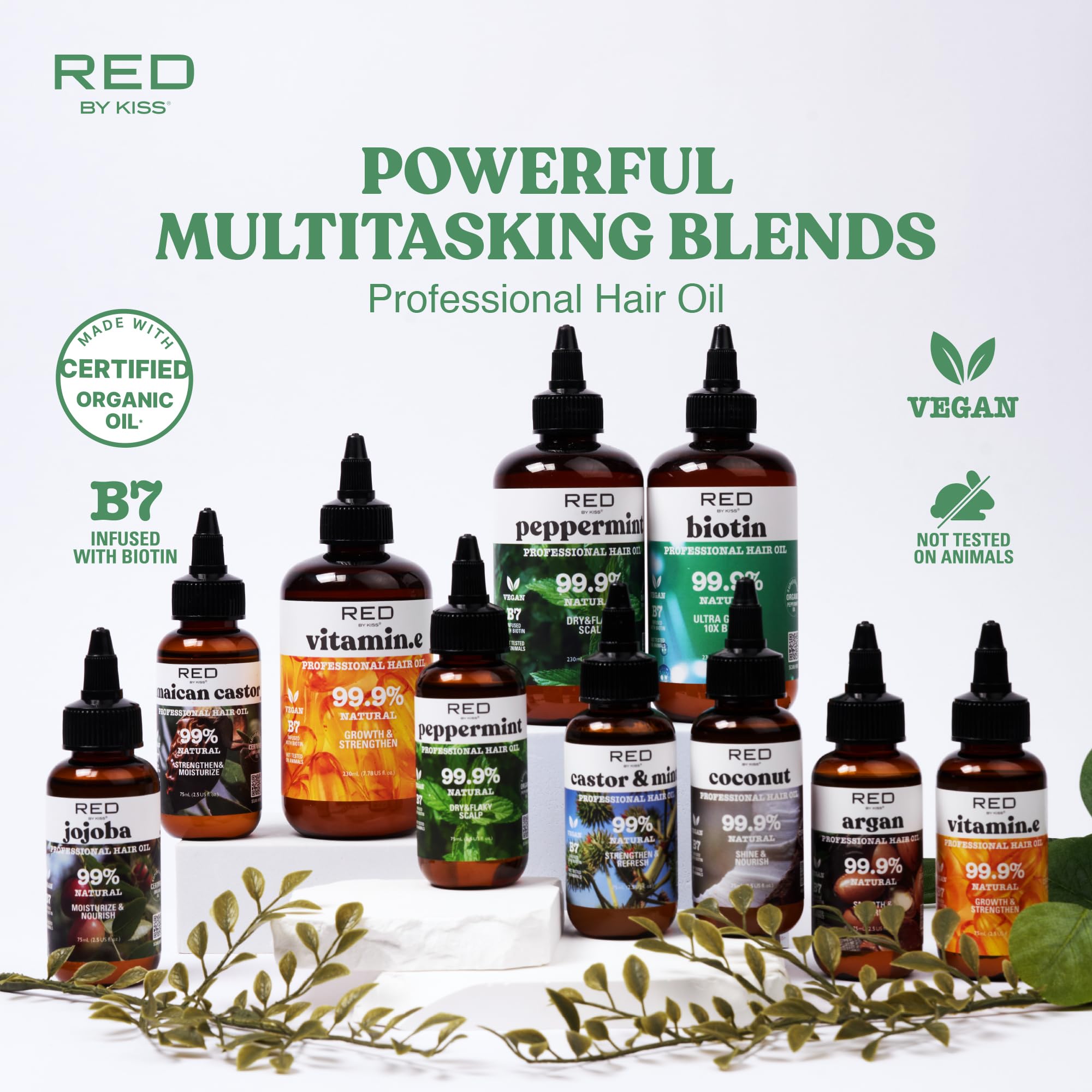 Amazon.com: Red by Kiss Professional 99.9% Natural Hair Oil
