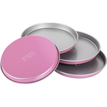 Zenker creative studio Layered Cake Tray Set, Round Baking Moulds, Baking Trays with Non-Stick Coating, Cake Mould, Diameter 