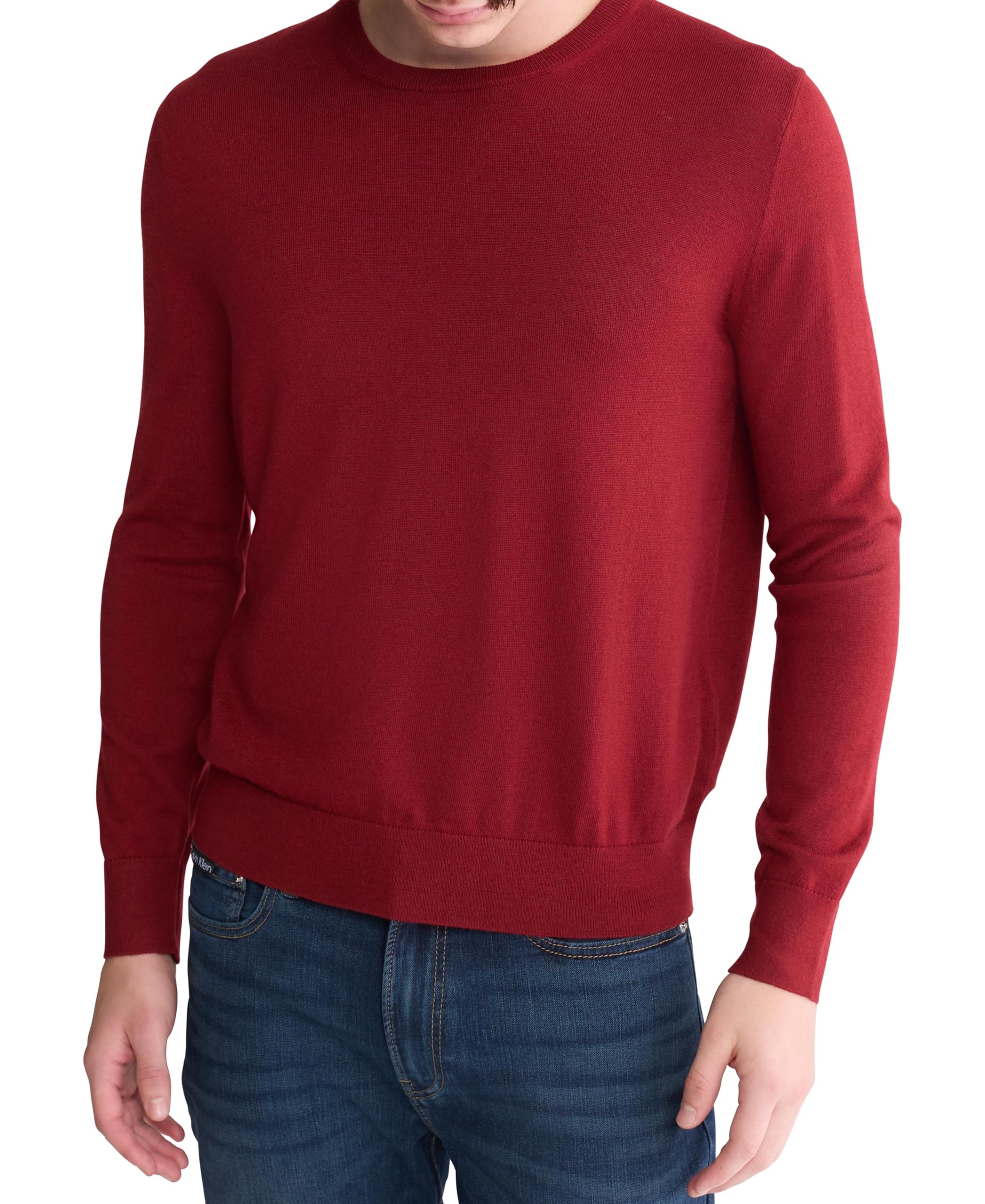 Calvin Klein Maglione in Lana Merino Extra Fine Maglione Uomo (Pacco da 1)