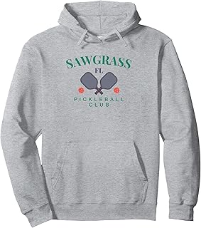 Sawgrass, FL Pickleball Club Tee for Paddle Players Pullover Hoodie