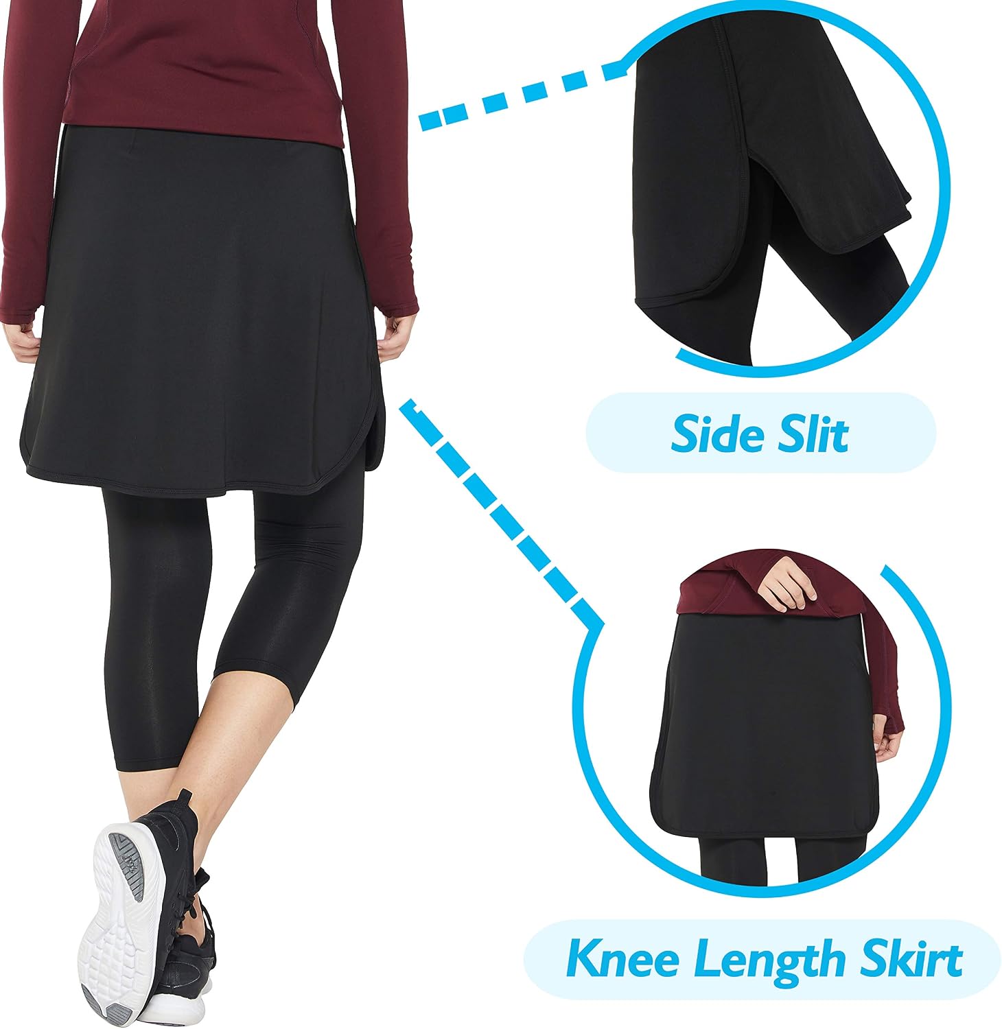 Leggings Skorts Workout Running Sports 
