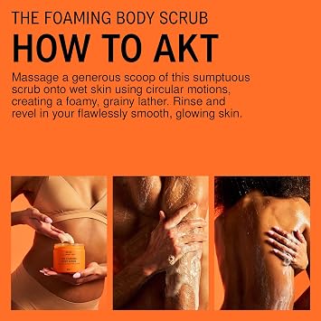 AKT The Foaming Body Scrub, SC.01 Orange Grove, 8.4 Fl Oz, All Genders