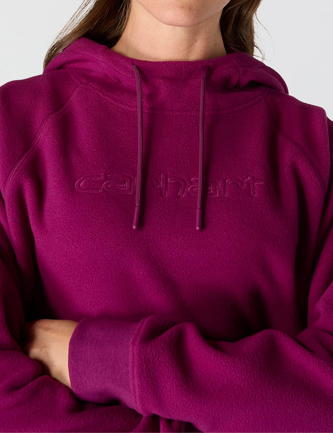 Carhartt womens Force Oversized-fit Fleece Hooded Sweatshirt - Image 6