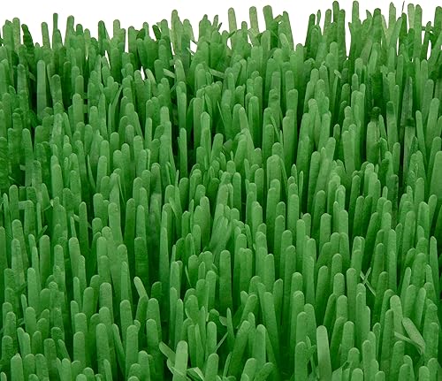 Miniatura 6 de SmartyKat Instincts Meadow Mayhem - Alfombrilla de papel para esconderse y buscar para gatos, color verde, paquete de 2