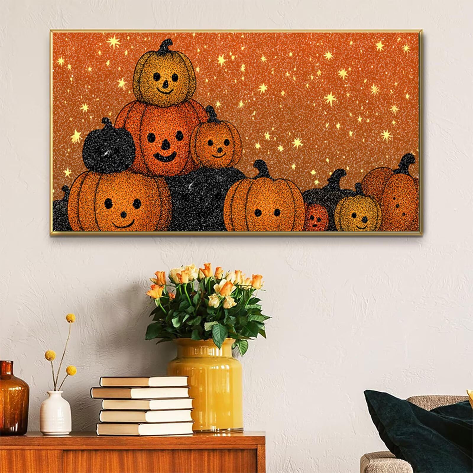 5D Diamond Painting Adultos Halloween Pintura de Diamantes Kit Completo