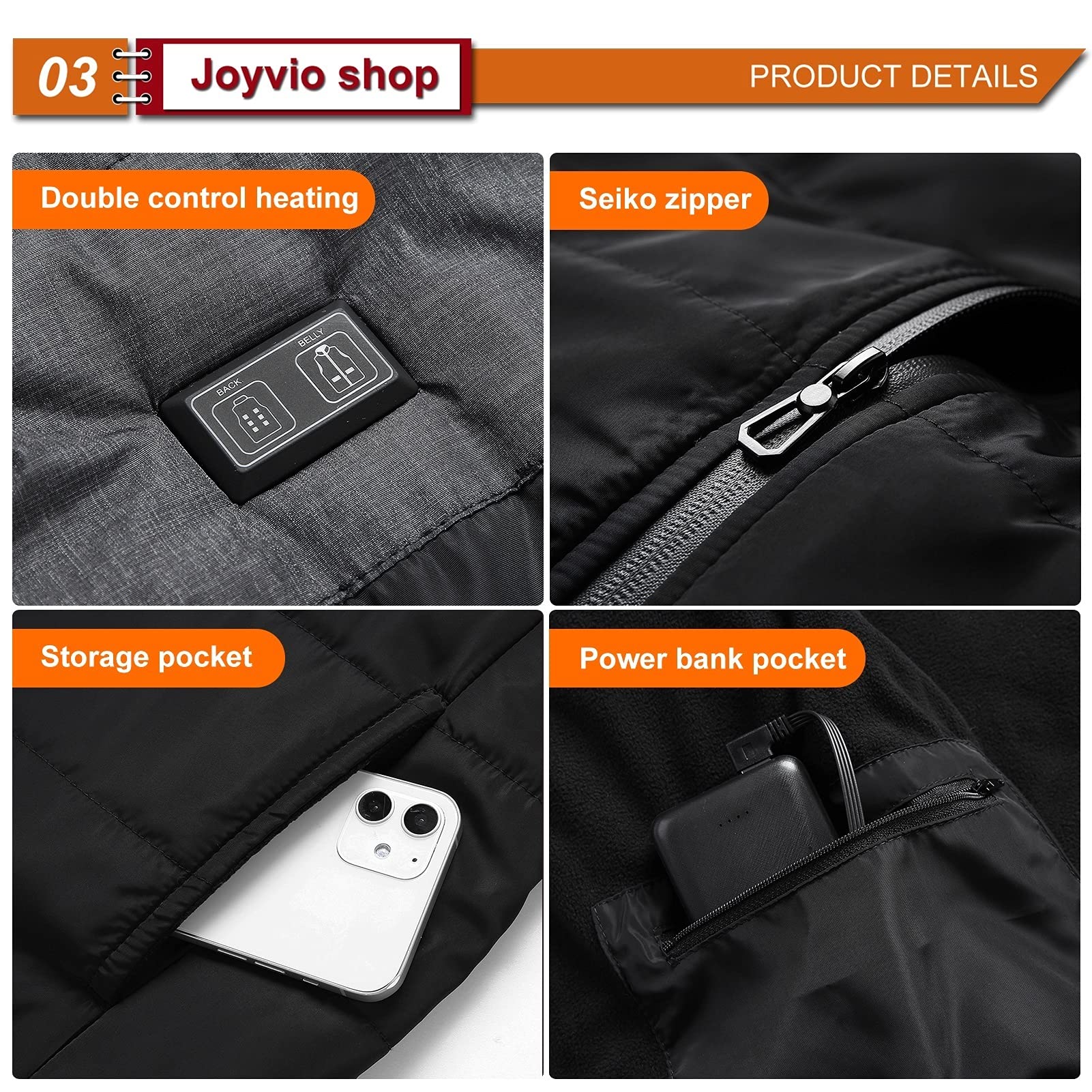 willfully☘️warm touch over size gilet Heated Gilet for Men Women USB Intelligent Constant Temperature