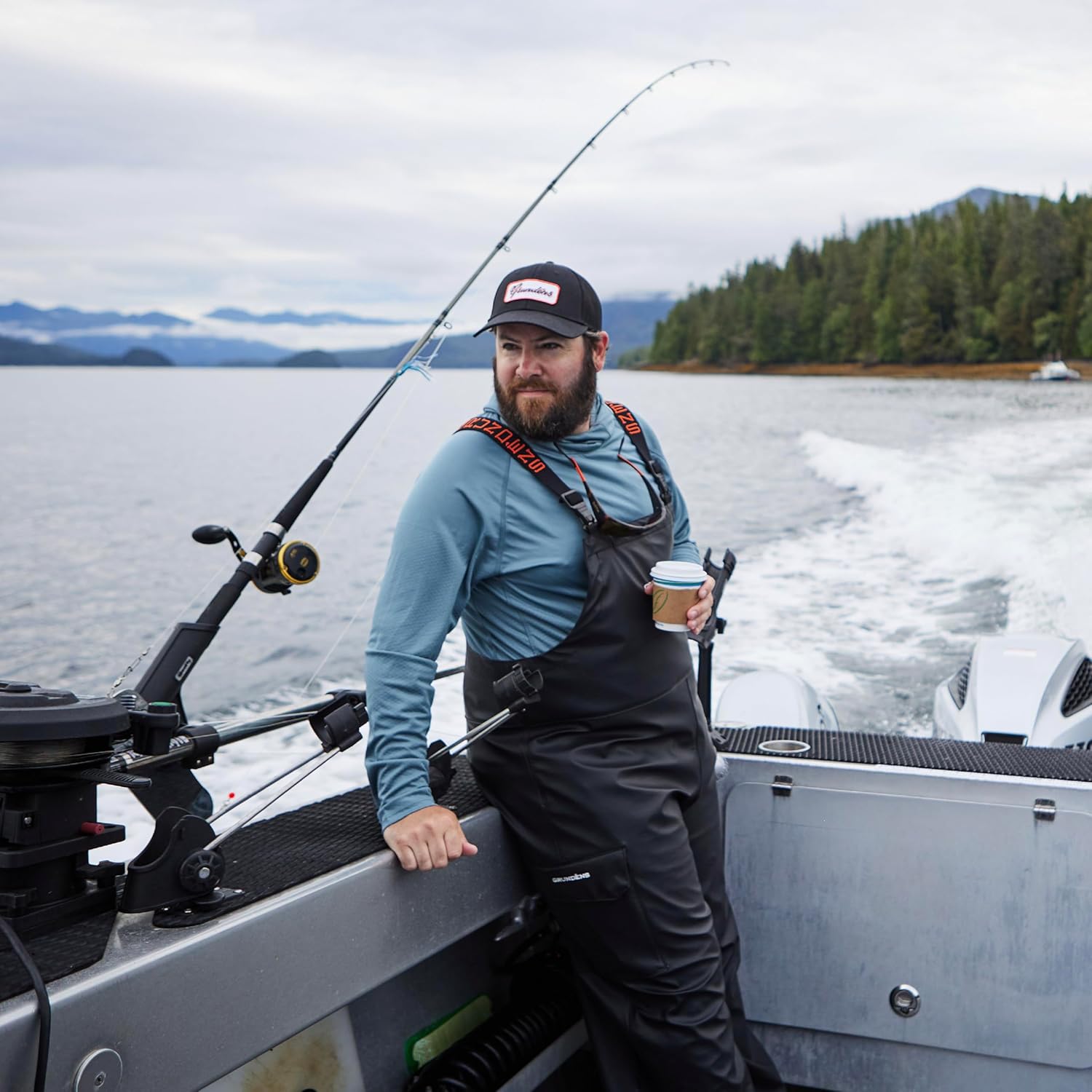 Grundéns Men's Weather Watch Fishing Bib Trouser - Image 5