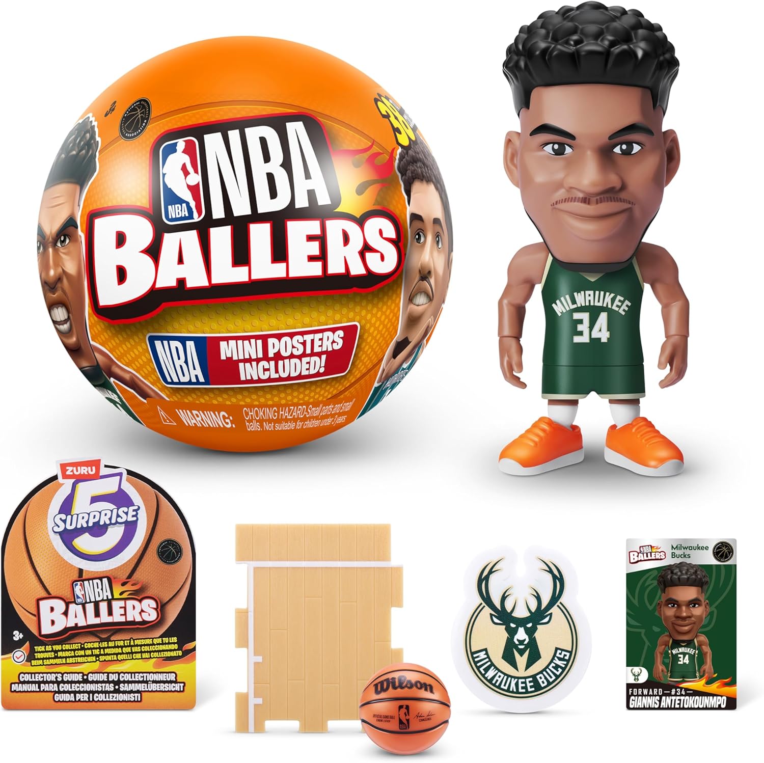 5 Surprise NBA Ballers Series 1 by ZURU, Collectible Liberia