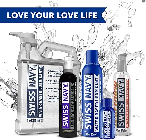 Miniatura 6 de Lubricante Swiss Navy a base de agua de calidad superior, SNWB16, 16 onzas, 1, 1