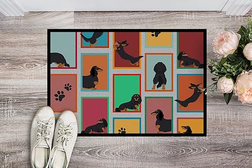 Vista 417 de Caroline's Treasures MLM1087MAT - Felpudo de perro de montaña bernés de 18 x 27 pulgadas, para interiores y exteriores, para entrada, Bernese