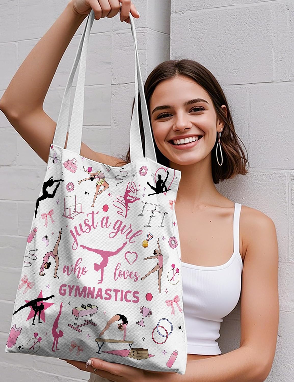 Softball Gifts Canvas Tote Bag for Women Birthday Gift for Softball Lovers Stuff Accessories Reusable Bags image 2