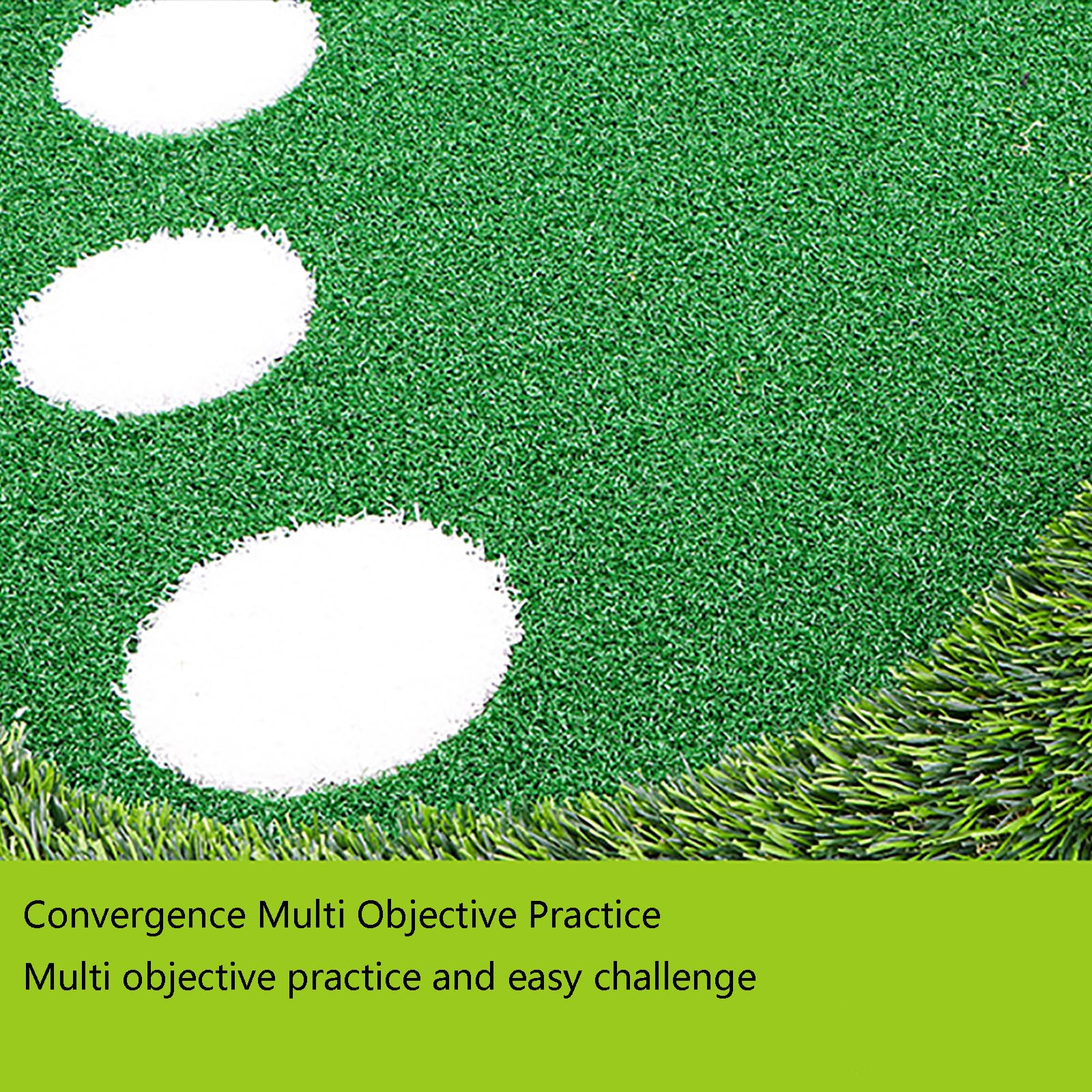 Schwimmende Golf-Übungsmatte Schwimmendes Chipping Grün Golf-Putting-Matten, Trainingszubehör, Golf, Schlagmatte, Outdoor, Hinterhof, Golfspiel, ÜbungsmatteGreen,One Size