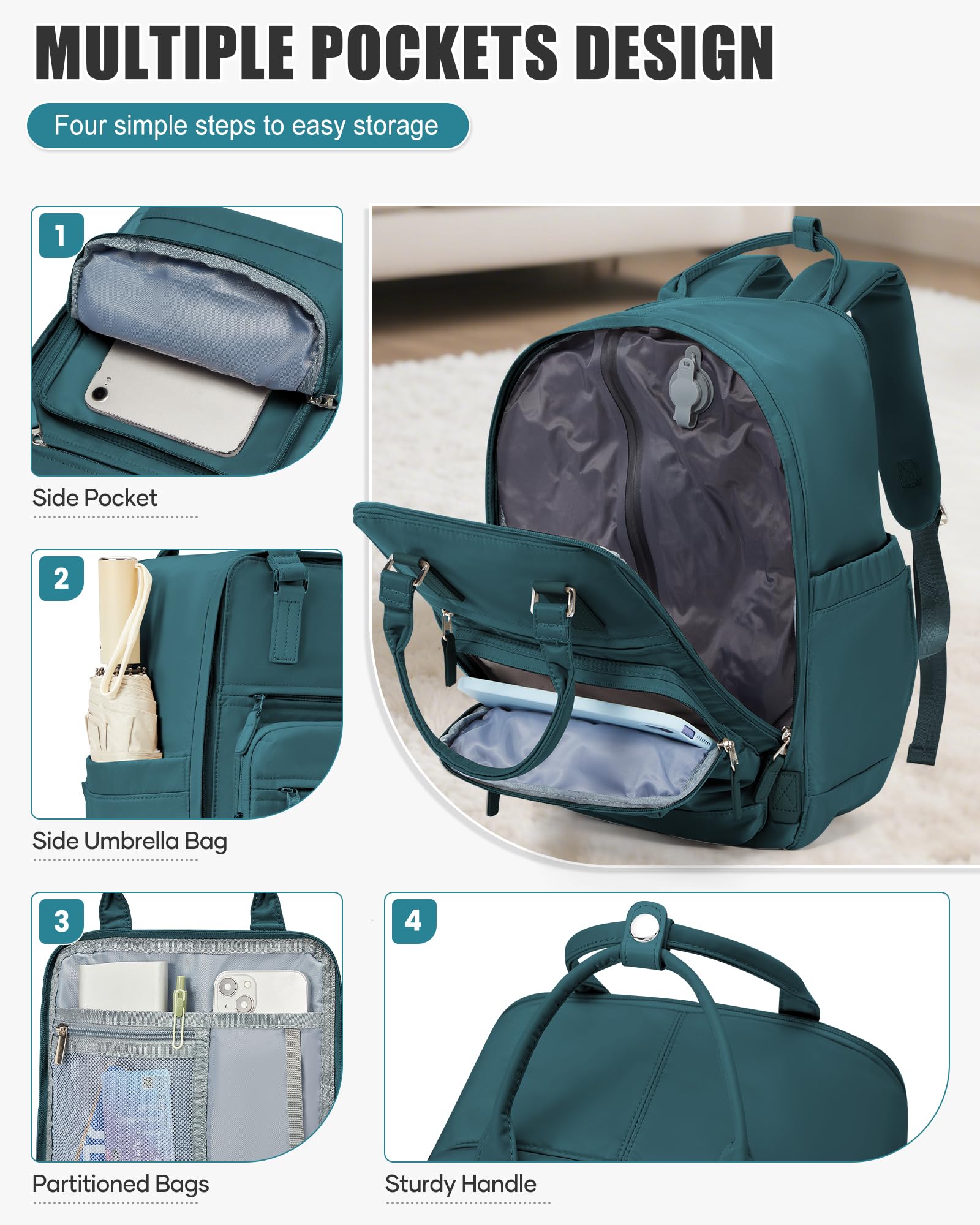 BJLFS Zaino Ryanair 40x30x20 Sottovuoto con Pompa Zaino da Viaggio Ryanair 40x20x25 Borse da Cabina per Wizzair Bagaglio a mano Easyjet Sottovuoto Zaino Casual per Laptop 14 Pollici