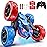 Hamdol STEM Remote Control Car for Kids, 360 Spinning Double-Sided Coloured Design RC Stunt Car with LED Lights, USB-C Rechargeable Educational Toy for Boys Ages 6-12, Ideal Birthday