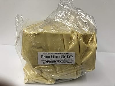10Lbs Raw CACAO/COCOA BUTTER Organic Unrefined Natural 100% Pure Prime Cold Pressed Virgin Fresh by GREENandORGANIC