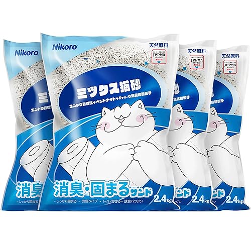 NIKORO Tofu Cat Litter,Strong Clumping Cat Litters,Odor Control and Unscented