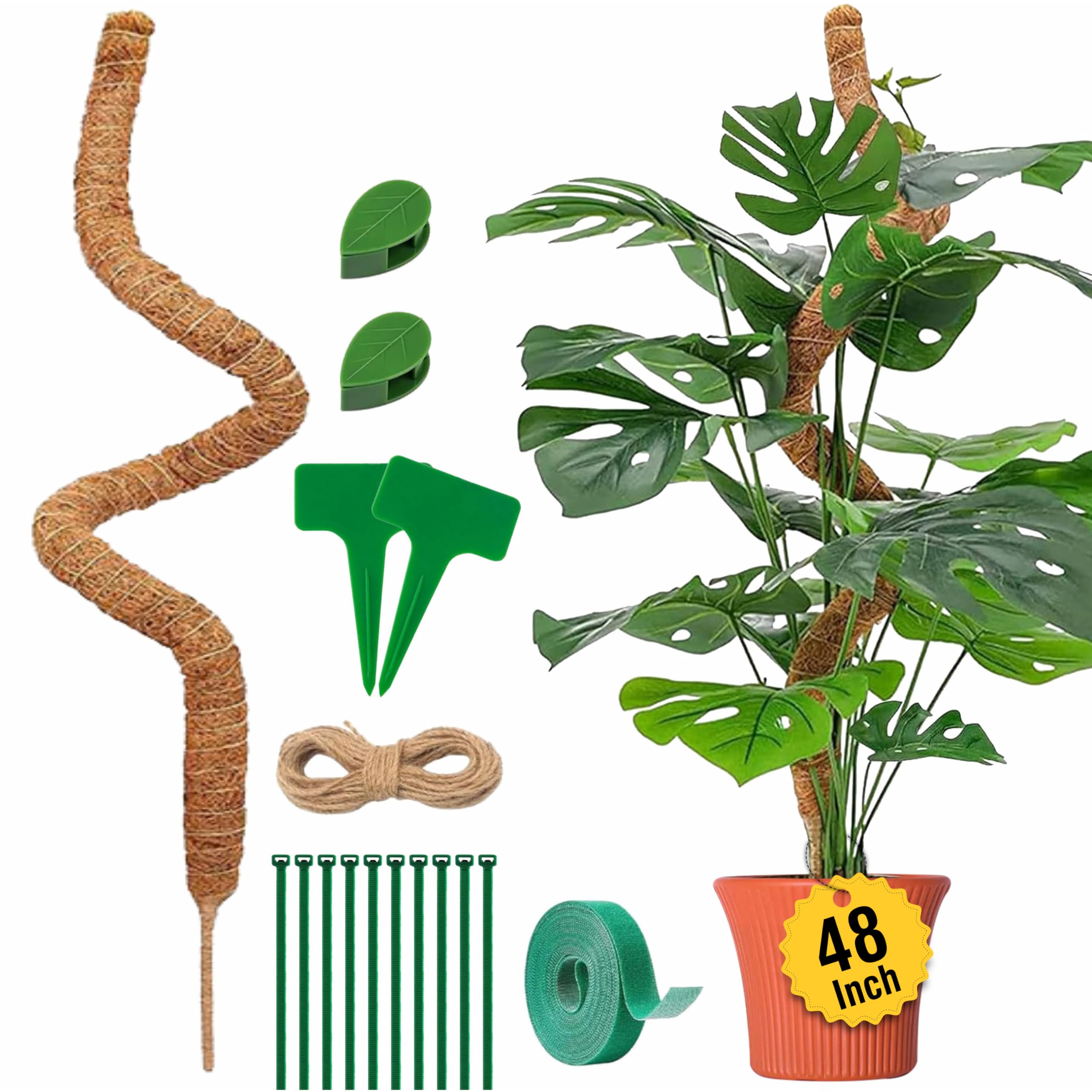 Toxx MOSS STICK 50SW Amazon.com : 48 Inches Bendable Moss Pole Monstera Plant Support