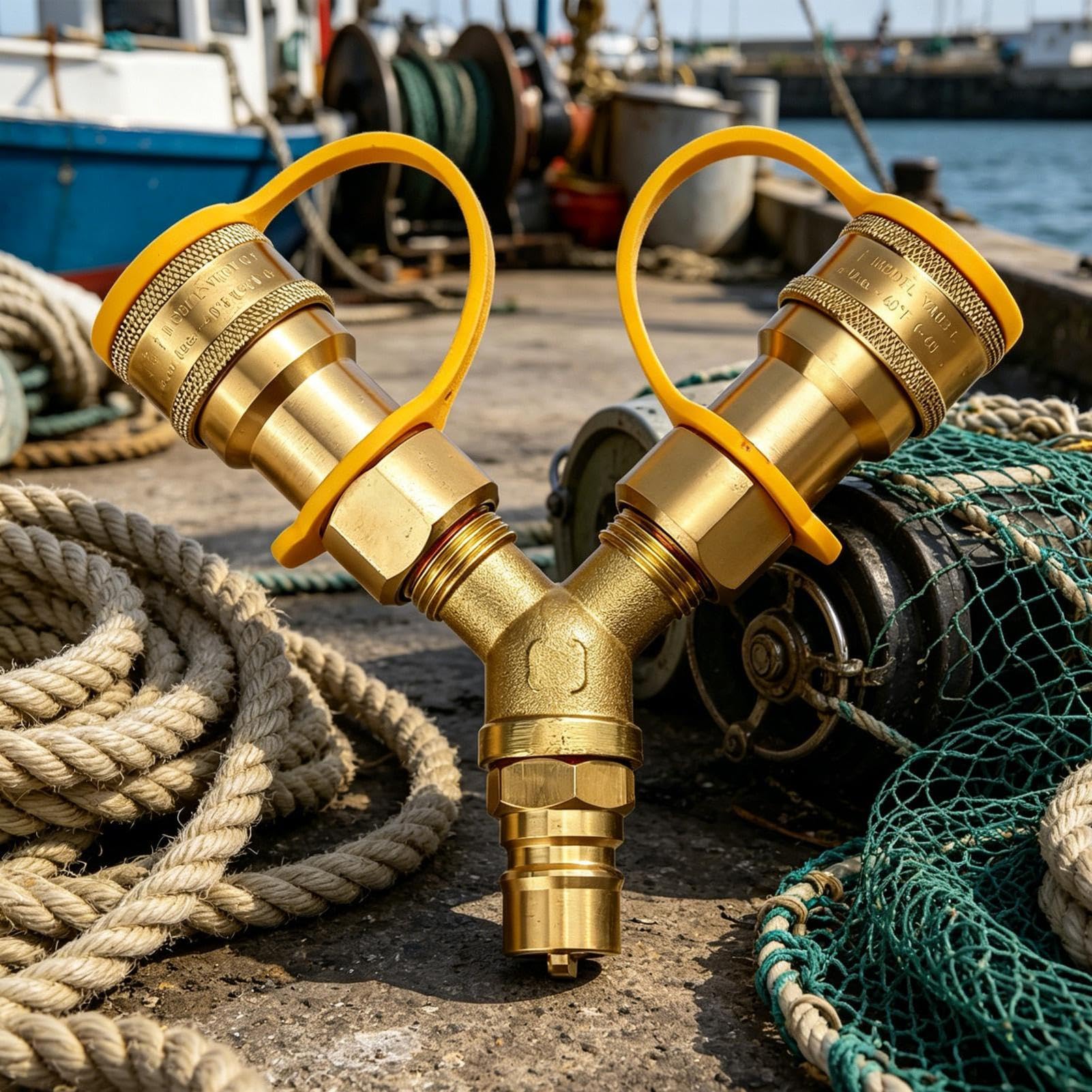 Genérico Conexión Rápida Gas Natural Desconector Rápido Portátil Latón | Kit De Desconexión Instantánea De Manguera Para Gas Para Hogar, Casa, Exterior, Cocina, Baño, Parrilla, Barbacoa Y Camping