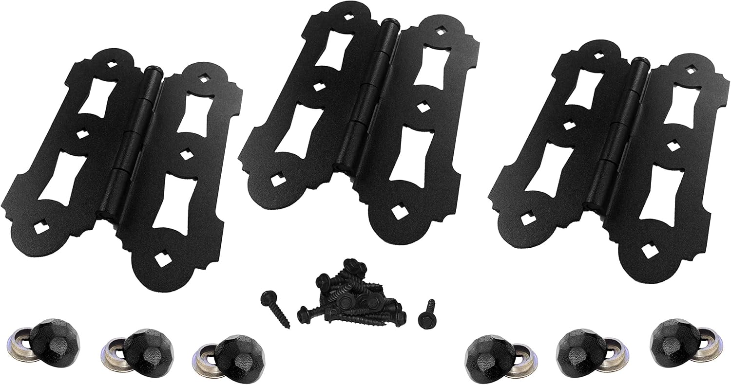 Ozco Building Products 56655 Gate Butterfly Hinge w/HDCN (3 per Pack)