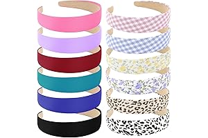 Wecoe 12Pcs Diademas Para Mujer De Moda. Fashion & Trendy Headbands For Women Girls