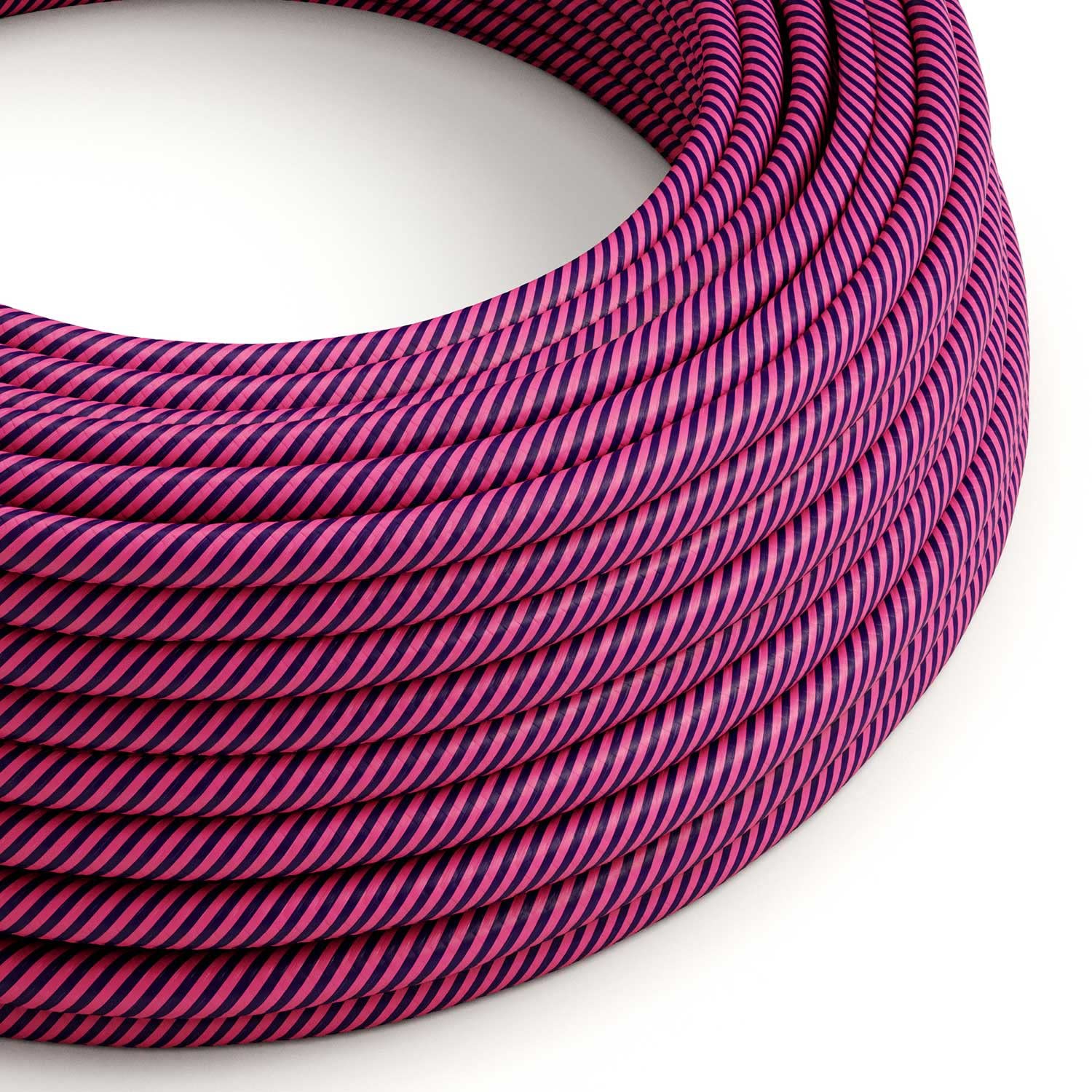 Creative Cables Textilkabel – Rundes Design Mit HD-Effekt, Vielseitige Muster & Farben – Made In Italy Für Individuelle Beleuchtung