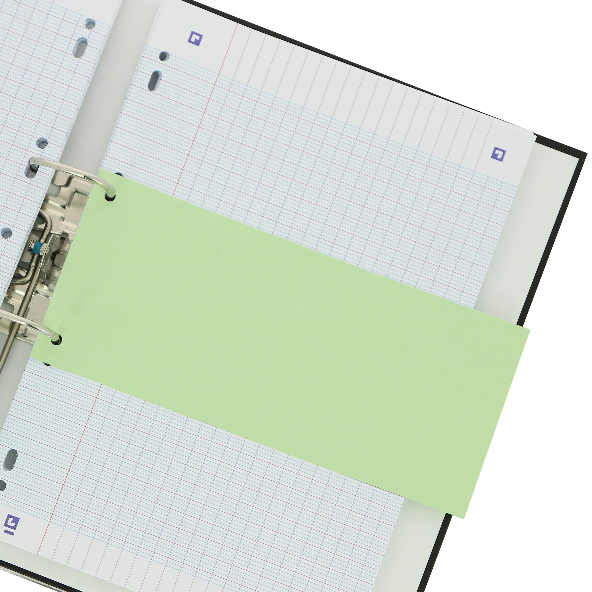 Oxford 100 strisce divisorie in cartone forato 190 g/m² 4 colori