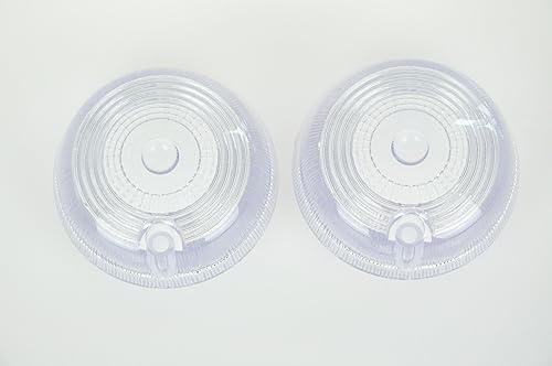 Lente clara de la señal de giro de los indicadores de la motocicleta para la lente del reemplazo de la barra ligera