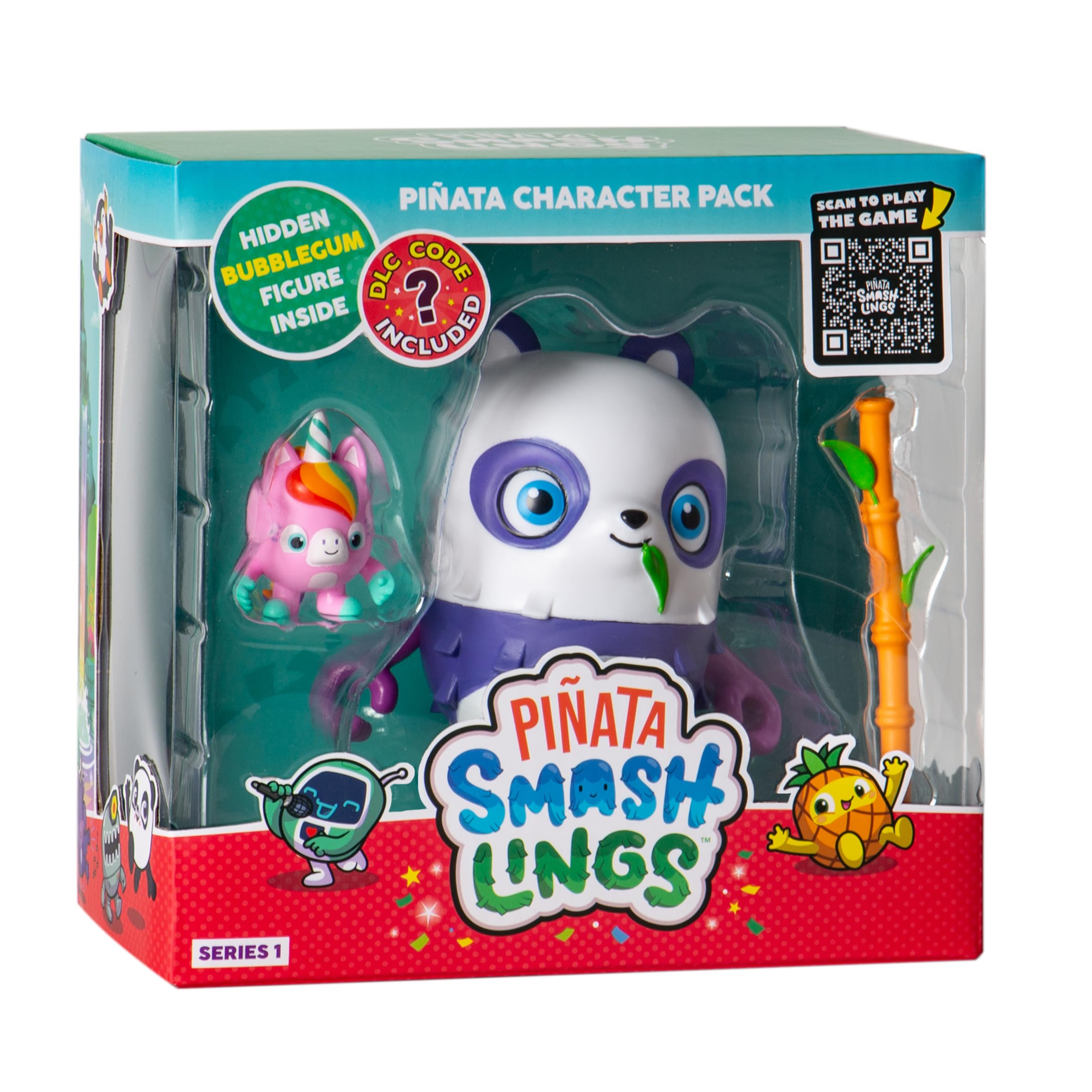 Pinata Smashlings Pinata Articulated Figure Sana Panda, Roblox Toys, Official Toy from Toikido.