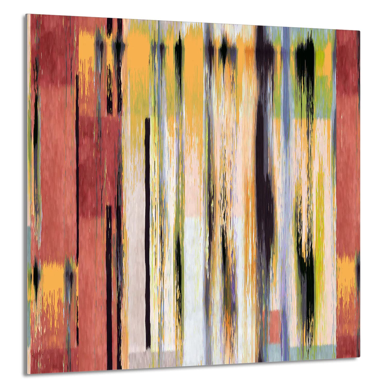 Szklany panel ochronny do kuchni Lacobel, szklana płyta ochronna na kuchenkę, 60x65 cm, szklana deska do krojenia, ochrona przed rozpryskiwaniem, uniwersalna, KOLOROWA