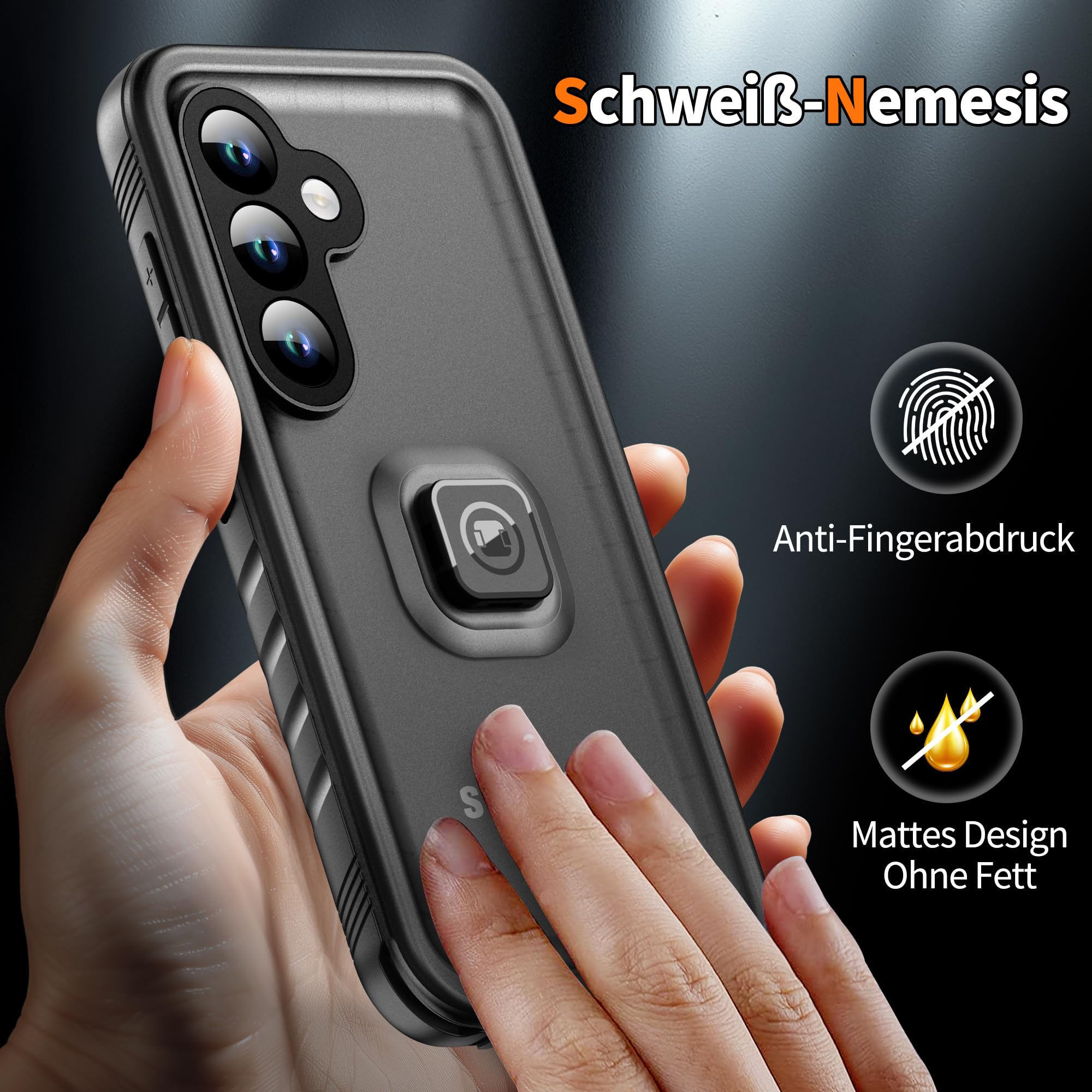 Cozycase 1S-Kn. Wasserdicht Handyhalterung Fahrrad Für Samsung Galaxy S26 | Anti-Diebstahl Hülle Handy Halter Motorrad Lenker Rennrad Mtb Ebike Bike Phone Holder Mount Fahrradhalterung IP68 Waterproof