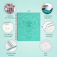Vista 36 de Legend Budget Planner & Monthly Bill Organizer with Pockets – Home Finance & Expense Tracker – Notebook for Household Budgeting (Periwinkle)