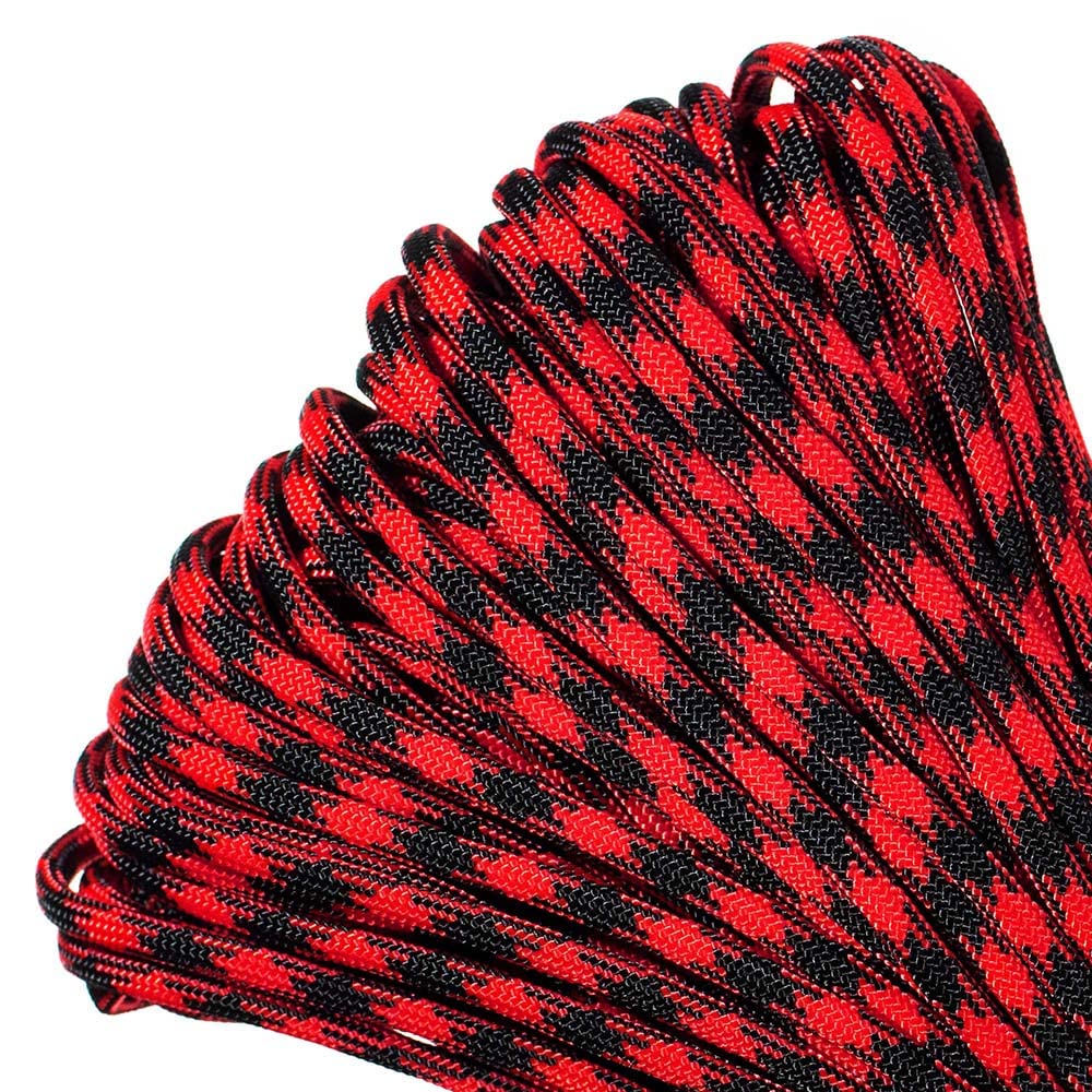 Paracord Planet 550lb Commercial Grade Paracord – 7 Strand Type III Nylon Parachute Cord Hanks for Hiking, Camping, and Fishing – 30+ Colors and