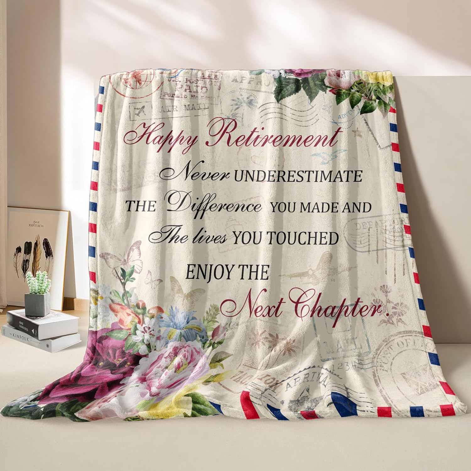 Retirement Gift for Woman, Retirement Gifts for Women 2026, Retirement Blanket for Women Teacher Nurse Coworker, Funny Retire Farewell Gifts for Coworkers Boss 60"x50" - Image 4