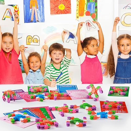 Miniatura 6 de Zhanmai Paquete de 36 juguetes giratorios para el día de San Valentín para niños, con tarjetas de felicitación de San Valentín, juguetes giratorios