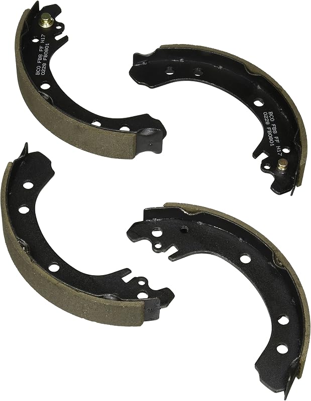 Sapatas de freio a tambor traseiras Bosch BS801 para Toyota Corolla 2003–2008 – Jogo para 1 eixo
