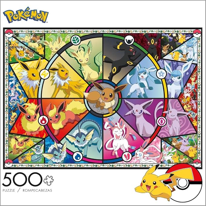 Buffalo Games Puzzle Pokémon Eevee Evolutions 500 Piezas miniatura 4