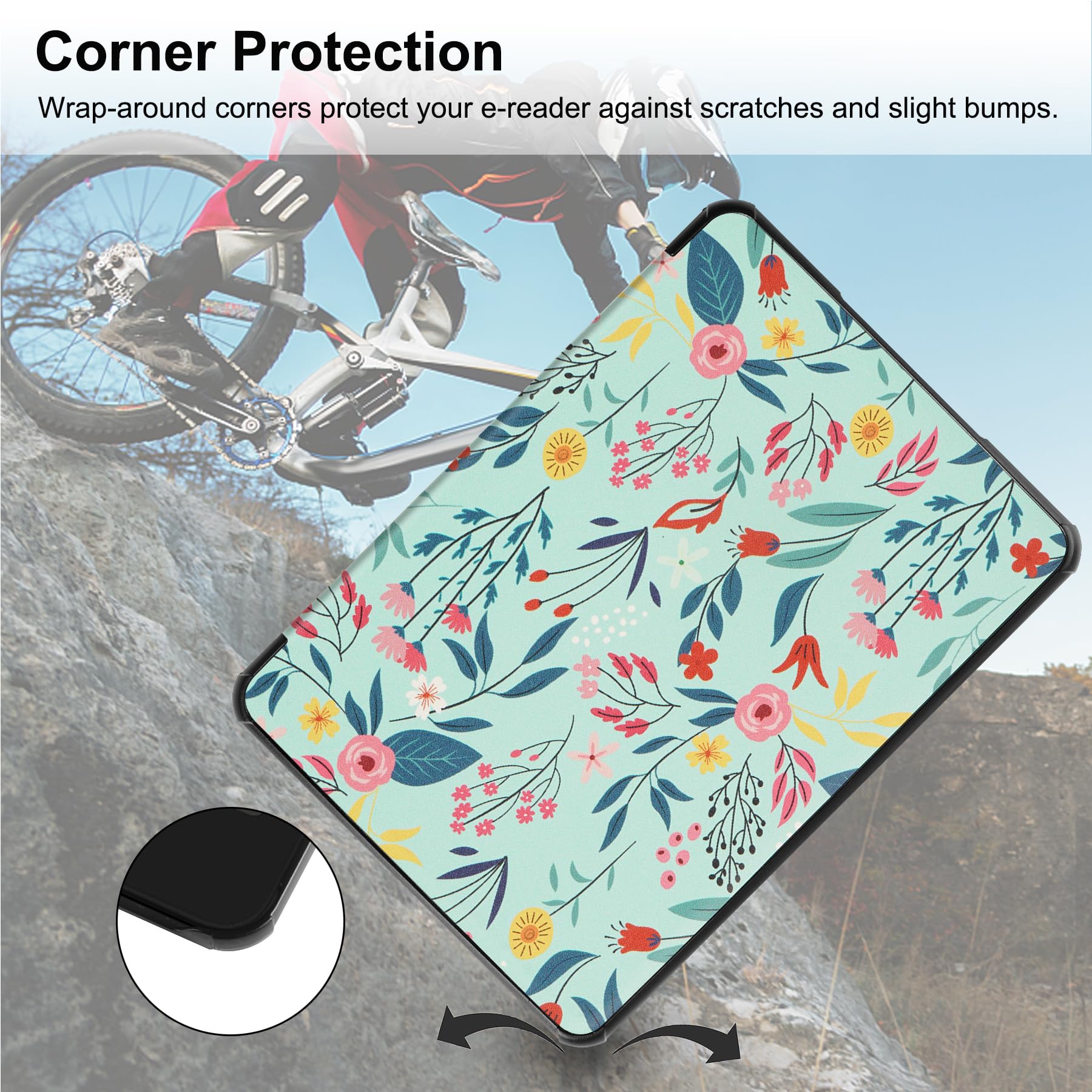 HGWALP Case for 7 inch Kindle Paperwhite(12th Generation, 2024)&Kindle Colorsoft Signature Edition (1st Gen,2024),Slim Lightweight Shell Protective Cover with Auto Sleep/Wake for Kindle Paperwhite-SPB - 5