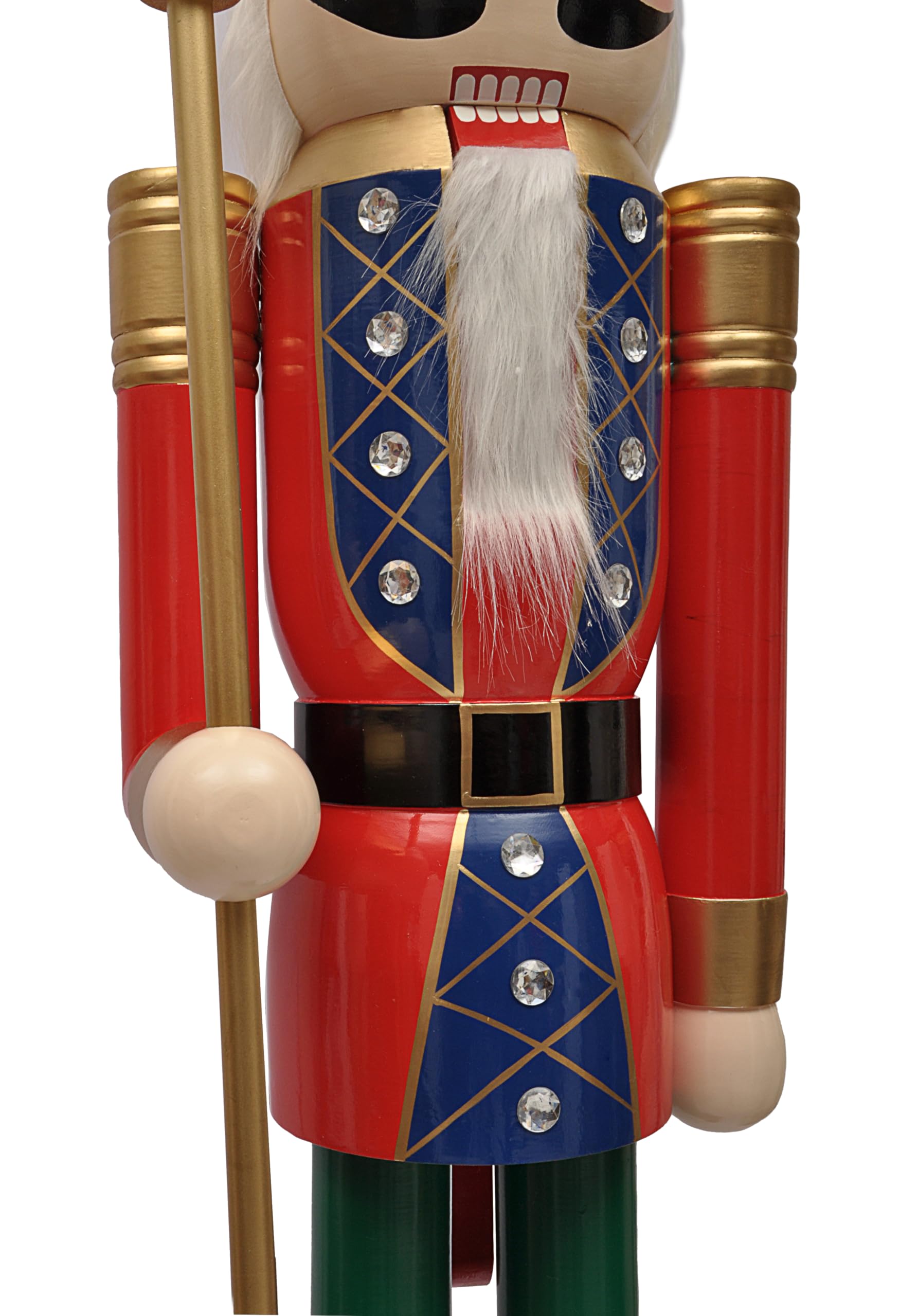 Schiaccianoci Natale Soldatino Maxi (180cm) Decorazione in Legno