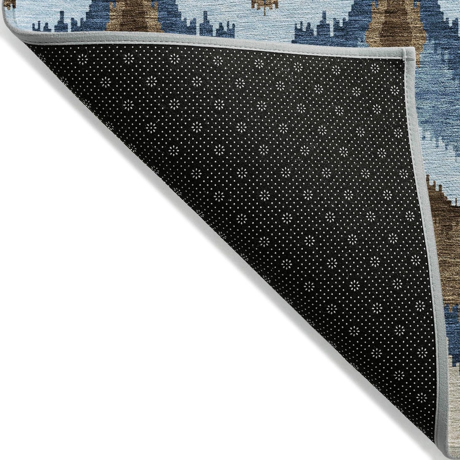 Addison Rugs Chantille ACN743 Blue 10' x 14' Indoor/Outdoor, Machine Washable, Easy Clean, Non Shedding, Bedroom, Living Room, Dining Room, Kitchen, Patio Rug