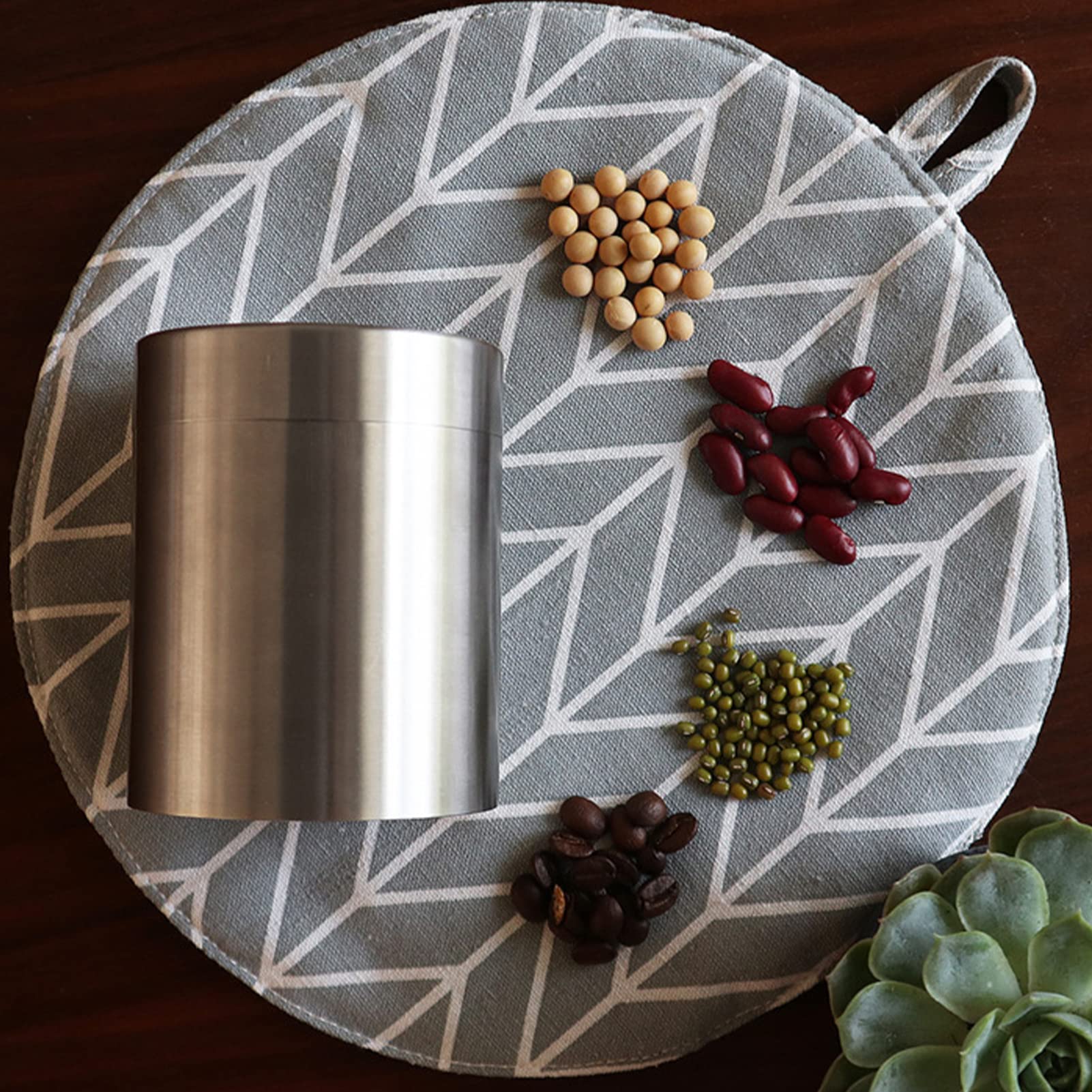 Barattolo ermetico per spezie, 9,5 x 8 cm, riutilizzabile, per erbe e spezie, perfetto per organizzare la cucina del tè e conservare la freschezza