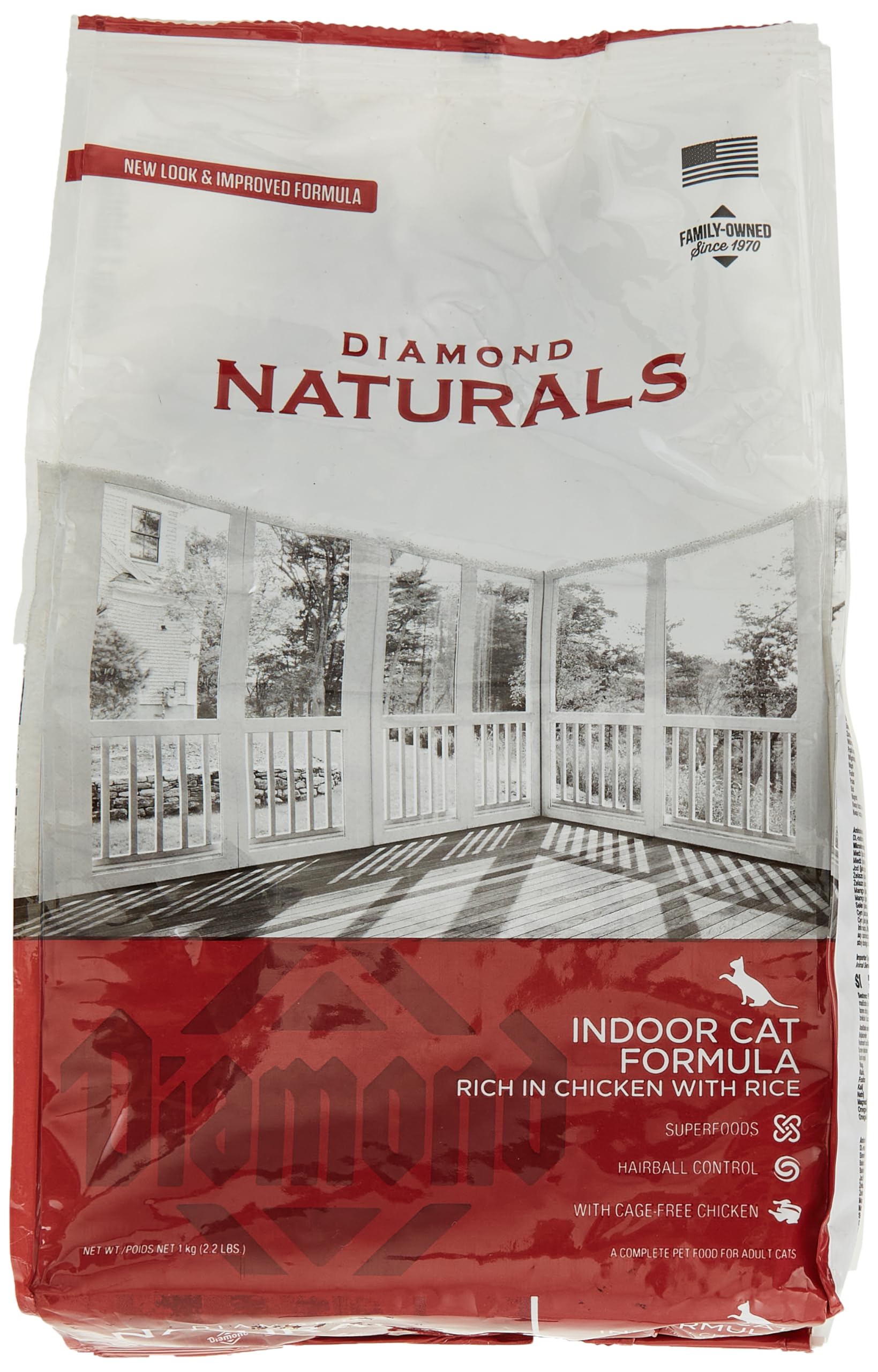 NATURALS Indoor Cat Chicken & Rice Formula 1Kg