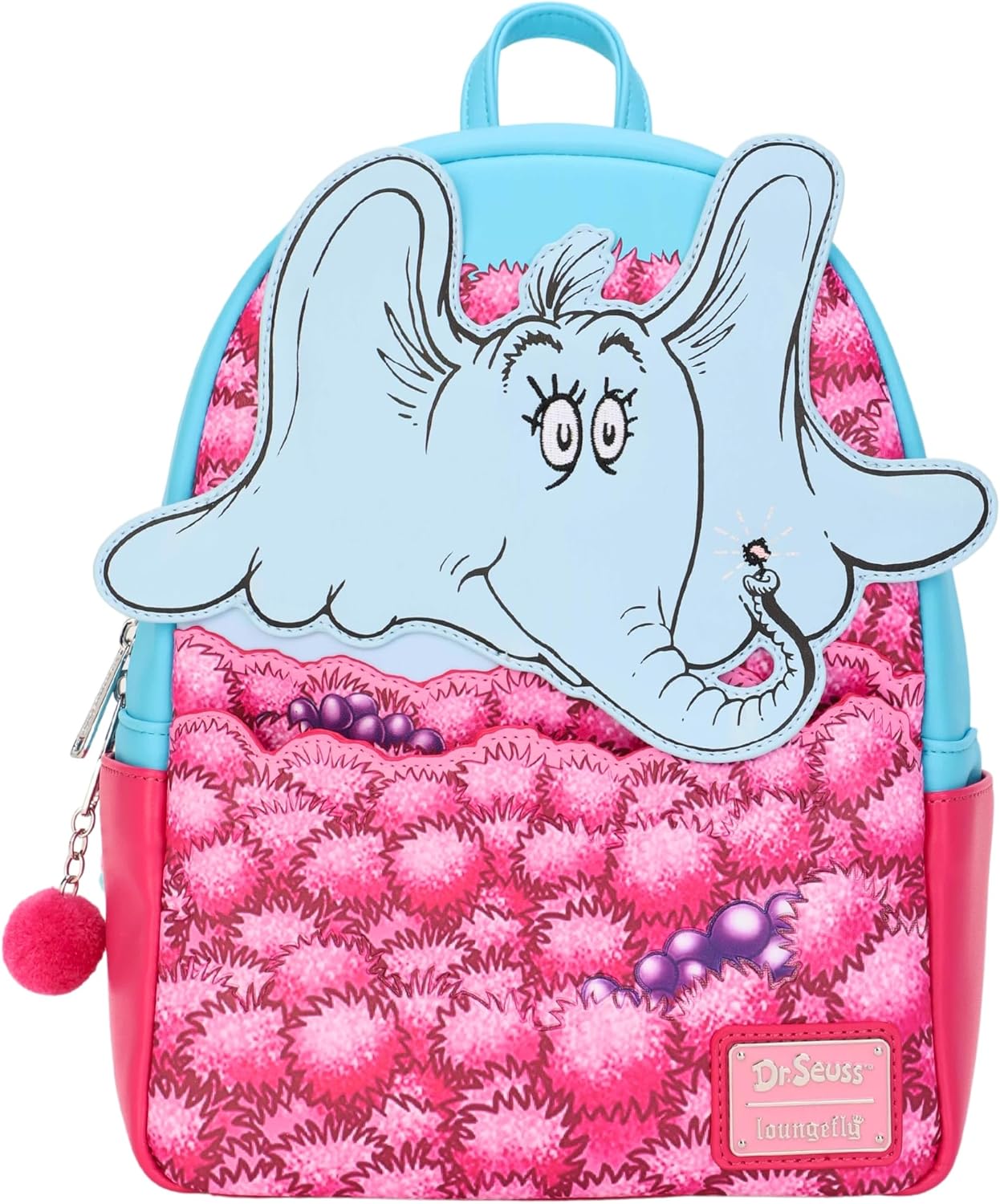 Loungefly Dr Seuss Horton Hears A Who Floral Elephant Double Strap Shoulder Bag Mini Backpack