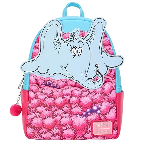 Loungefly Dr Seuss Horton Hears A Who Floral Elephant Double Strap Shoulder Bag Mini Backpack