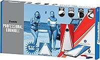 Vista 9 de Franklin Sports Cornhole Game Sets - Portable Cornhole Boards + Bean Bags - (2) Cornhole Boards + (8) Bean Bags Included - Perfect Beach + Lawn