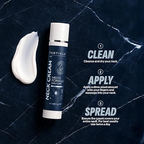 Miniatura 4 de Particle Crema de cuello para hombre  Crema reafirmante para el cuello levanta e hidrata el cuello uso en la piel flácida o el cuello de pavo crema