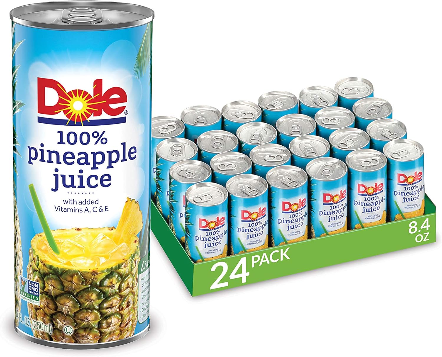 Dole, Pineapple Juice, Fl Oz, 24Count Costco