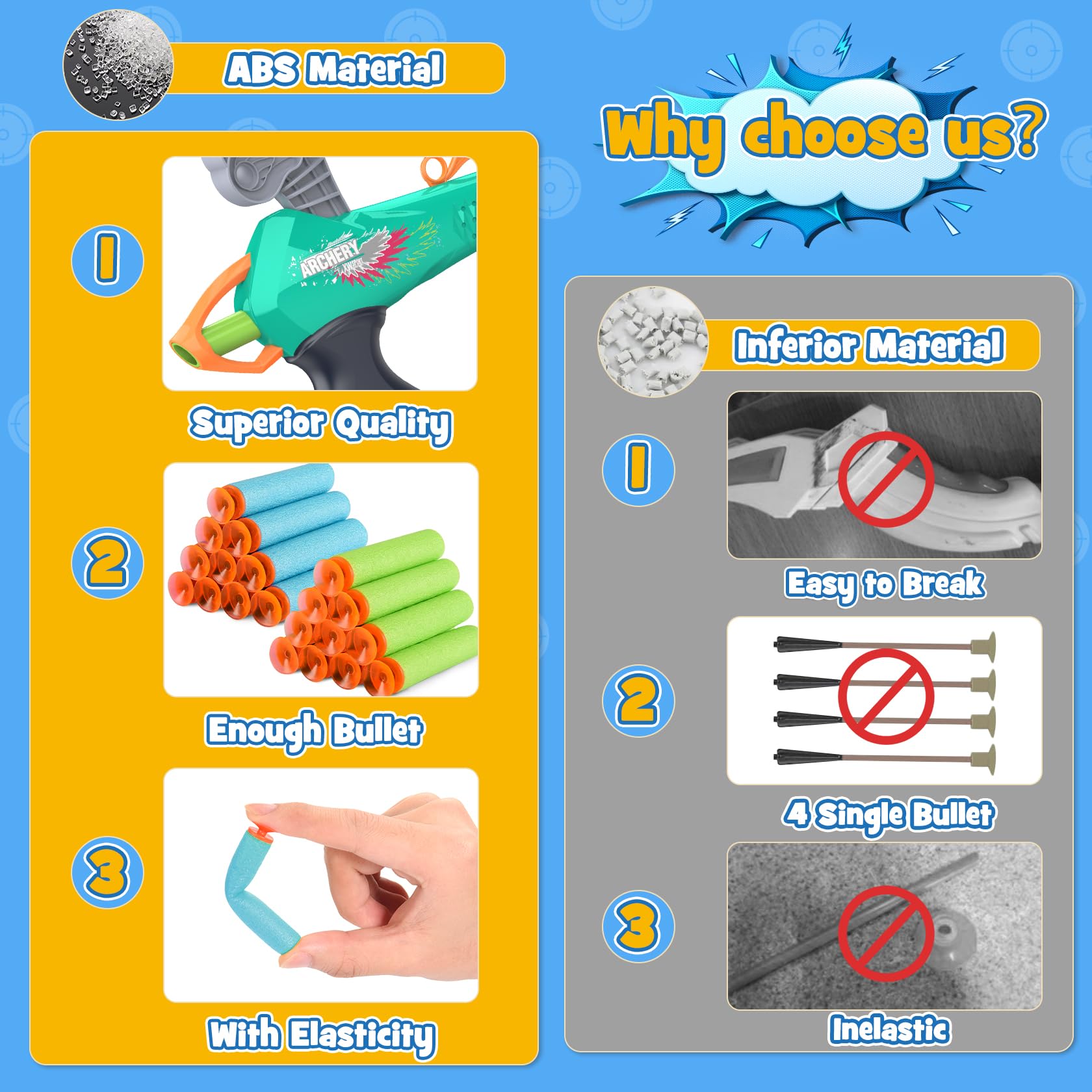 Toyokid Arco e Frecce per Giochi Bambini 3 4 5 6 7 8 Anni, Arco e Frecce Giocattoli Bambini 3-8 Anni Regalo Bambino 3-8 Anni Giochi da Esterno Bambino 3-8 Anni Esterno per Ragazzi