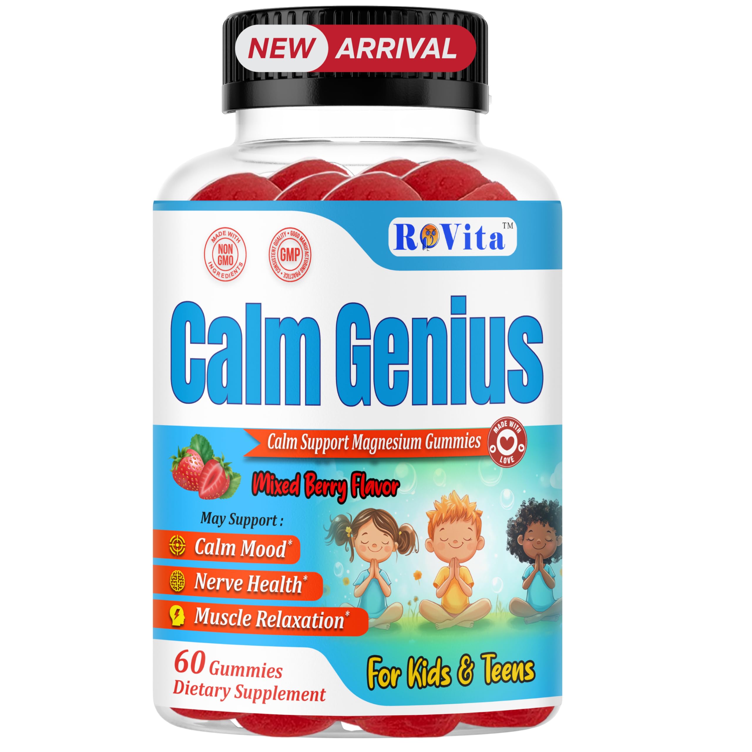 邦楽 VULGARITY KIDS GISM Amazon.com: Calm Genius Kids Magnesium Gummies – Magnesium Citrate