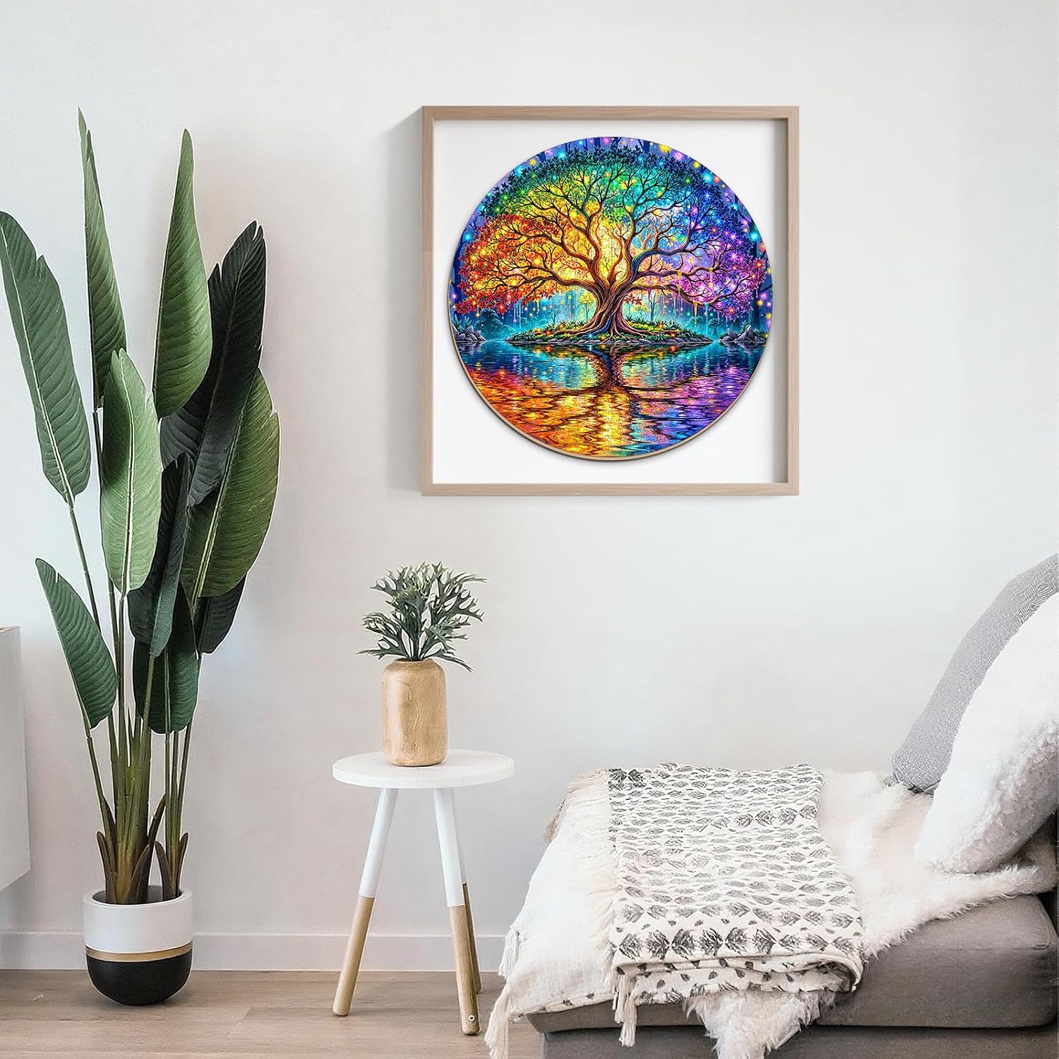 Jigsaw Puzzles 1000 Pieces Rainbow Tree of Life (26.5 * 26.5in) image 5