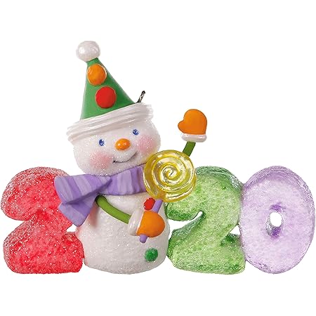 Amazon Com Hallmark Keepsake Christmas Ornament 2020 Year Dated Sweet Decade Candy Snowman Everything Else